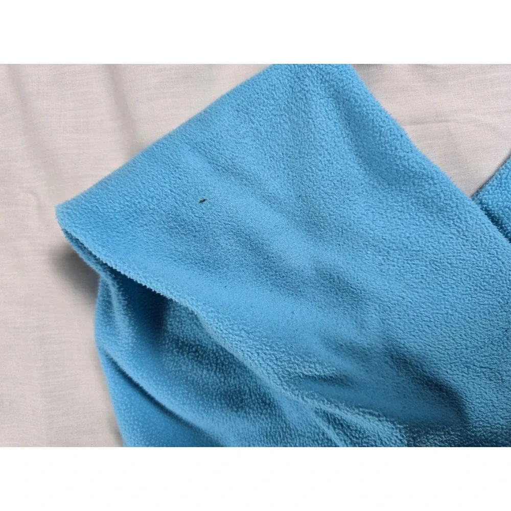 North Face Pullover Girls Medium 10/12 Blue‎ Fleece Half Zip Warm Outdoor Youth